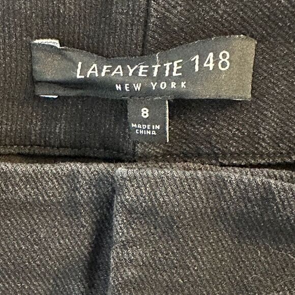 Lafayette 148 New York Bootcut Stretch Jean Pant Black Size 8 - Picture 4 of 5